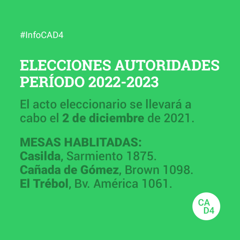 ELECCIONES AUTORIDADES PERÍODO 2022-2023