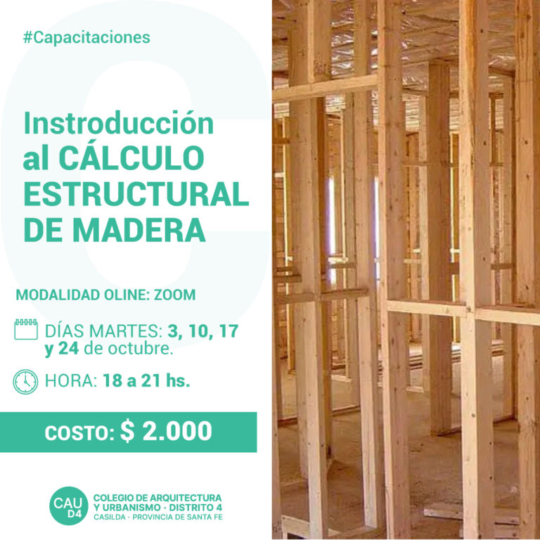 Introducción al cálculo Estructural de Madera