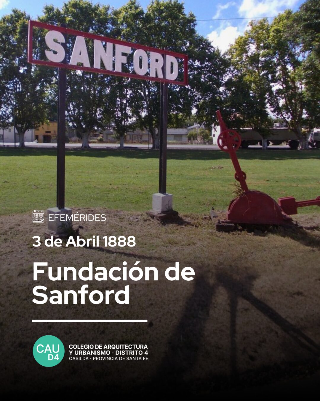 3 de abril 1888 Fundación de Sanford