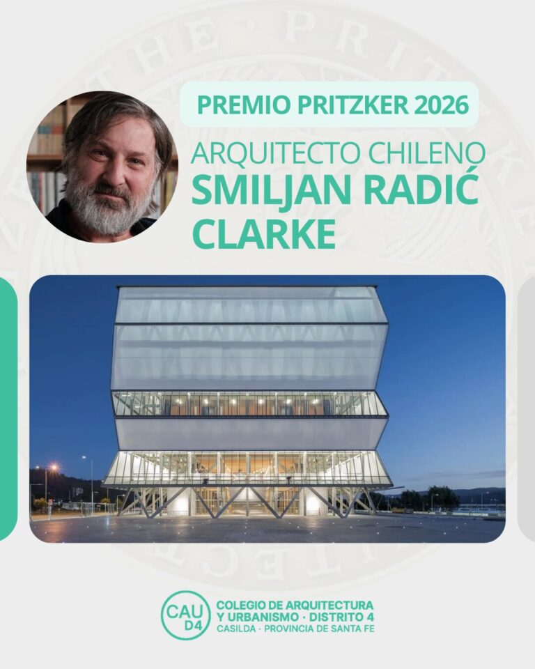 Arq. Smiljan Radić Clarke ganador del premio Pritzker 2026