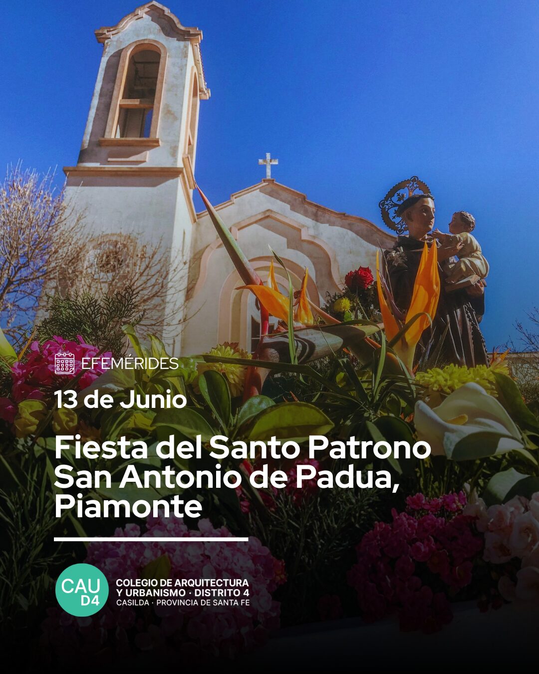 FIESTA DEL SANTO PATRONO SAN ANTONIO DE PADUA, PIAMONTE