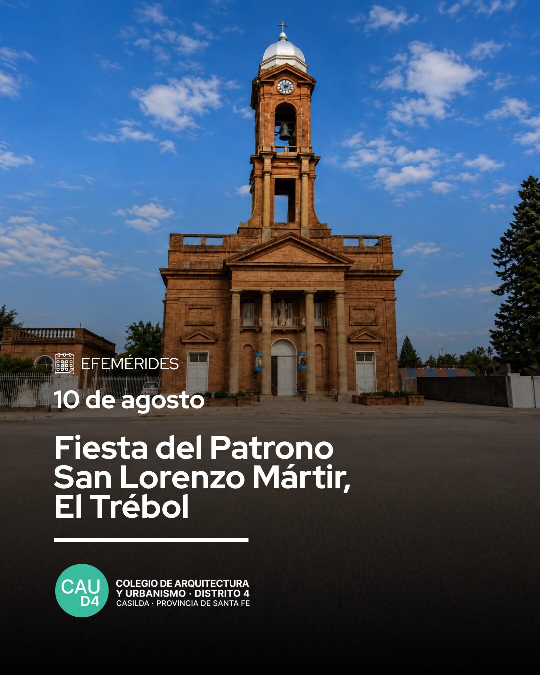 10 de agosto – San Lorenzo Mártir patrono de la localidad de El Trébol