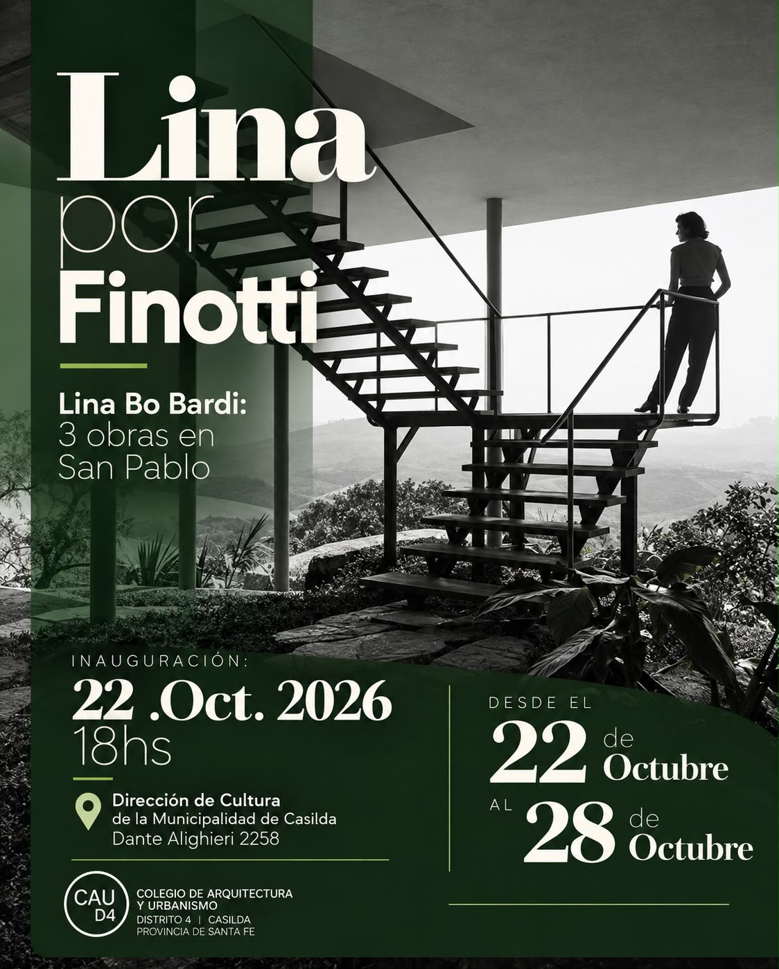 Casilda recibe la muestra «Lina por Finotti»